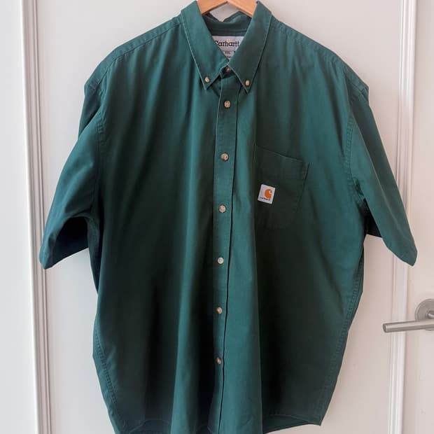 칼하트 (CARHARTT ) 딥그린 워크셔츠