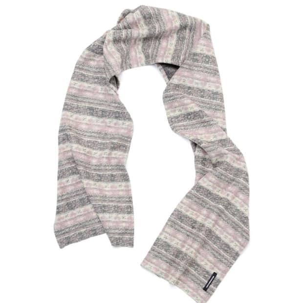 해칭룸 하트 울 머플러 그레이