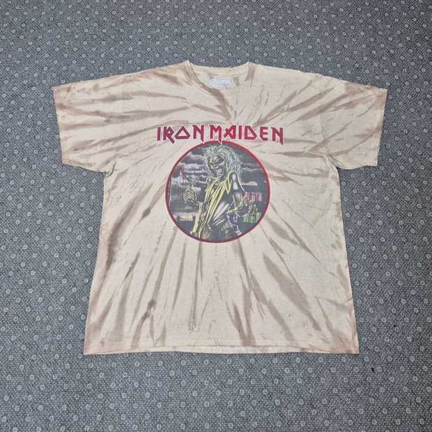 [M,실측XL] 아이언메이든 오피셜티셔츠 -158