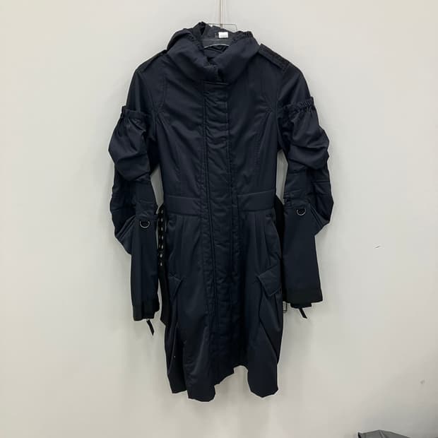 Marithe Francois girbaud 후드 벨티드 코트 S