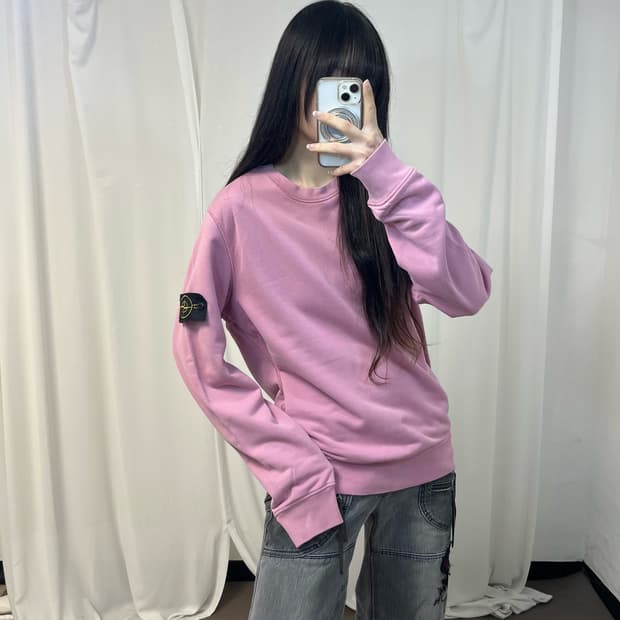 Stone Island pink sweatshirt