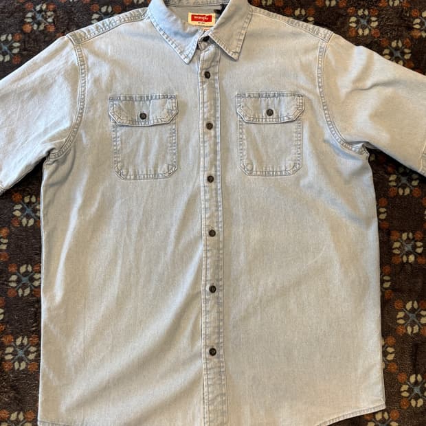 랭글러 데님셔츠