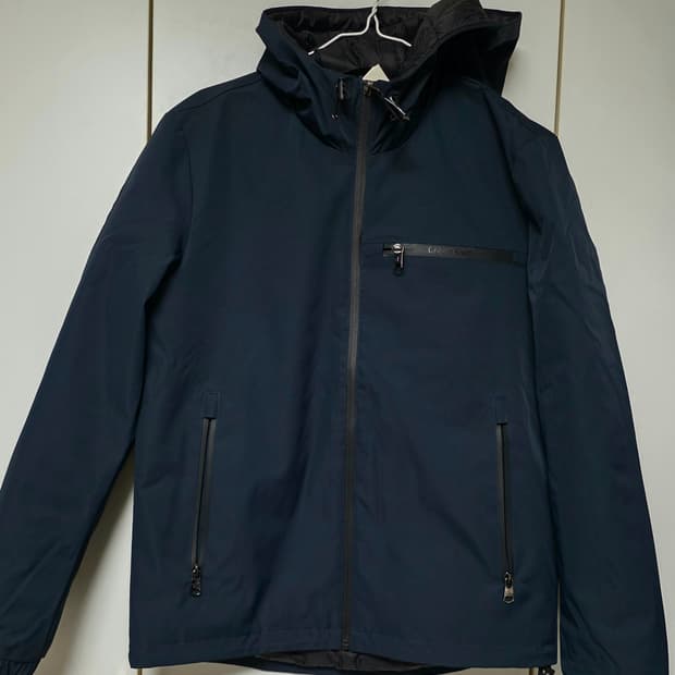 캘빈클라인 네이비 후드 간절기 자켓