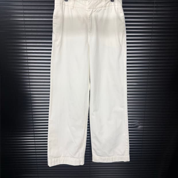 GAP 갭 KHAKIS 카키스 흰색 화이트 와이드 치노 워크 팬츠 30