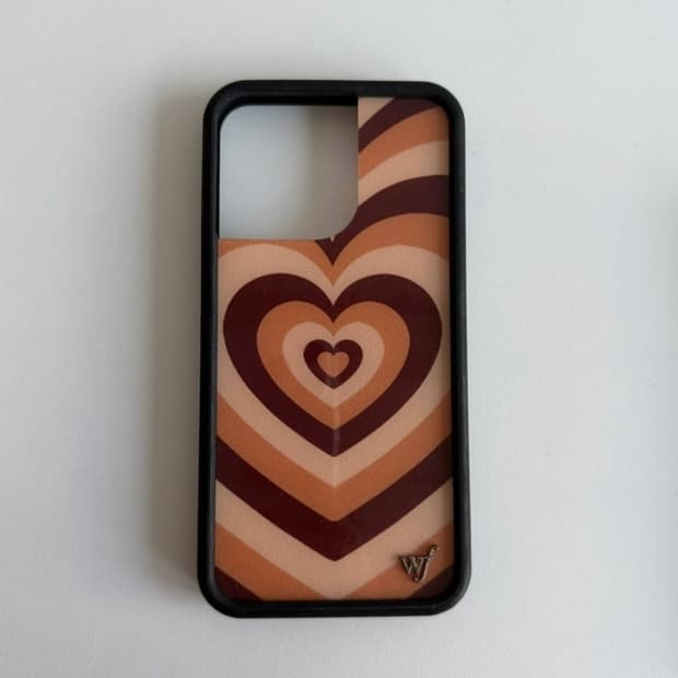 wildflowercases 라떼 하트 케이스 (brown)
