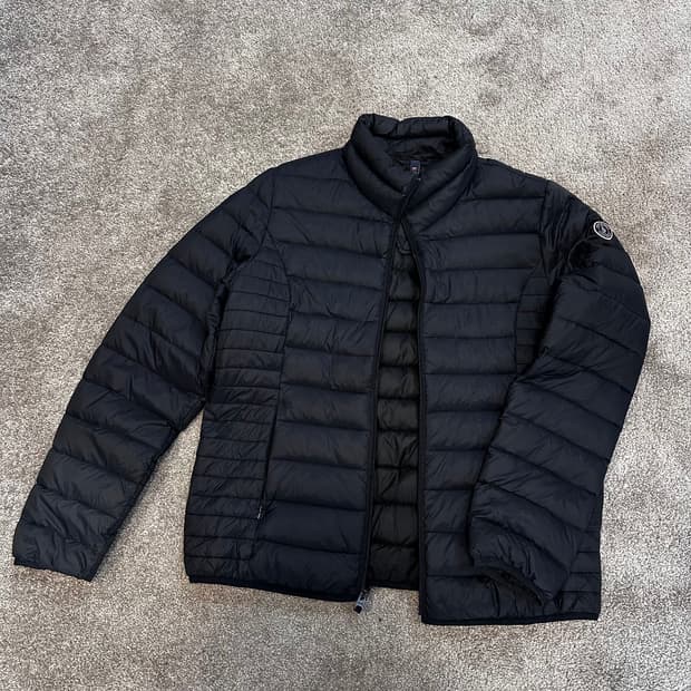 아베크롬비 블랙 덕다운 경량패딩L