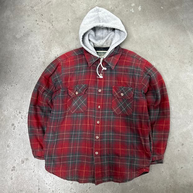 필드 앤 스트림 체크 셔츠 후드집업[1506]