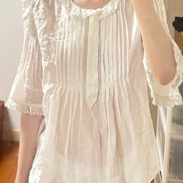 자딕앤볼테르 화이트 블라우스 