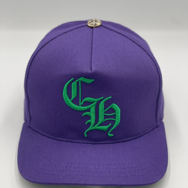 크롬하츠 베이스볼 캡 퍼플/그린 