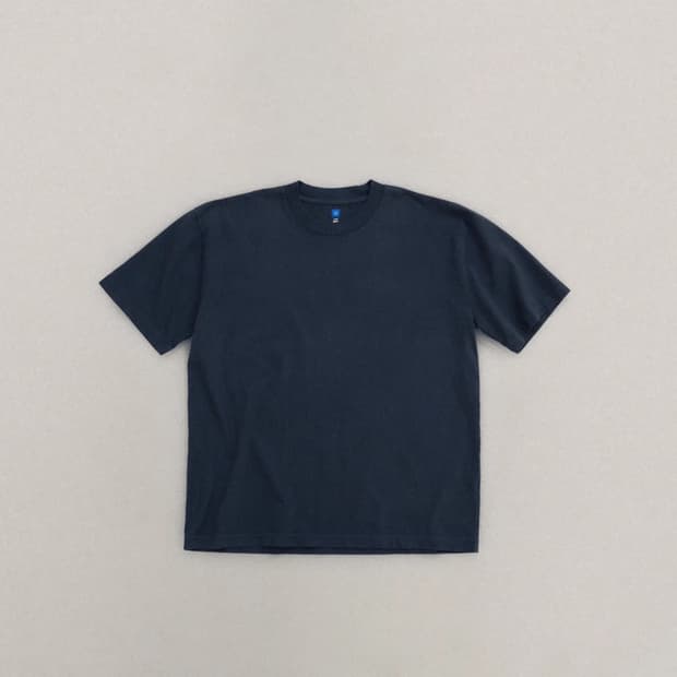 [XXL] Yeezy x gap 이지갭 무지반팔티 네이비