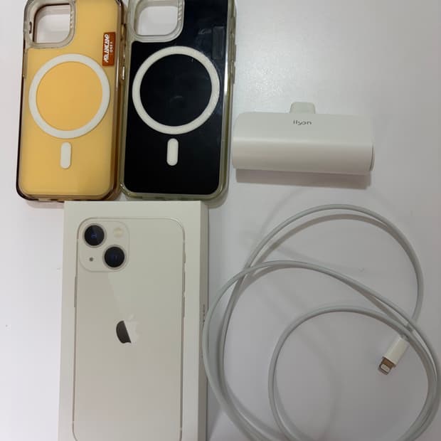 애플 아이폰13미니 스타라이트 화이트 256G