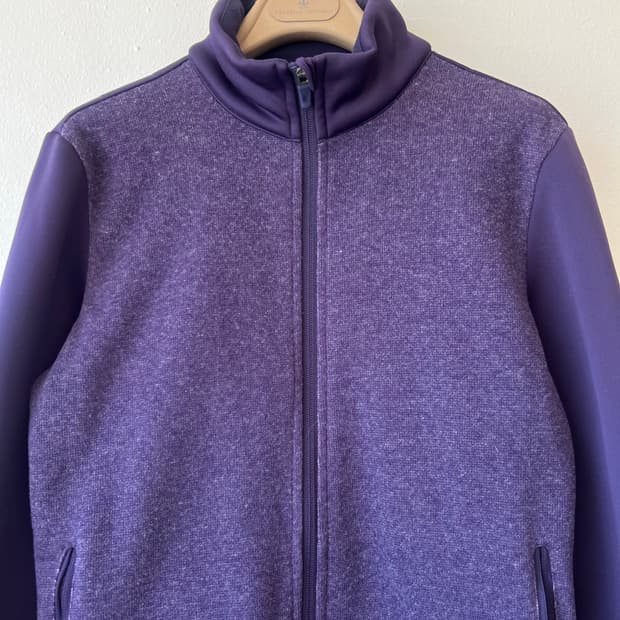 나이키골프 여성 퍼플 골프집업점퍼 니트점퍼