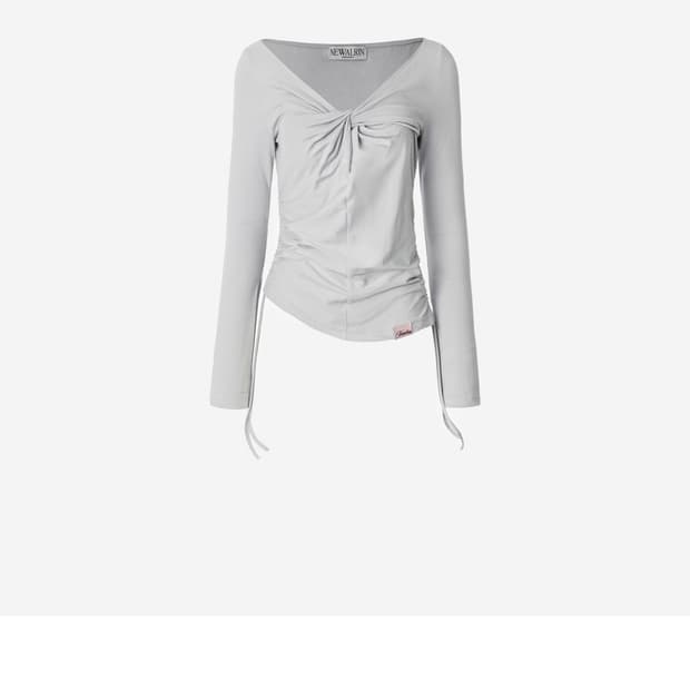 (택 있음) 뉴얼린 루나 트위스트 셔링 탑