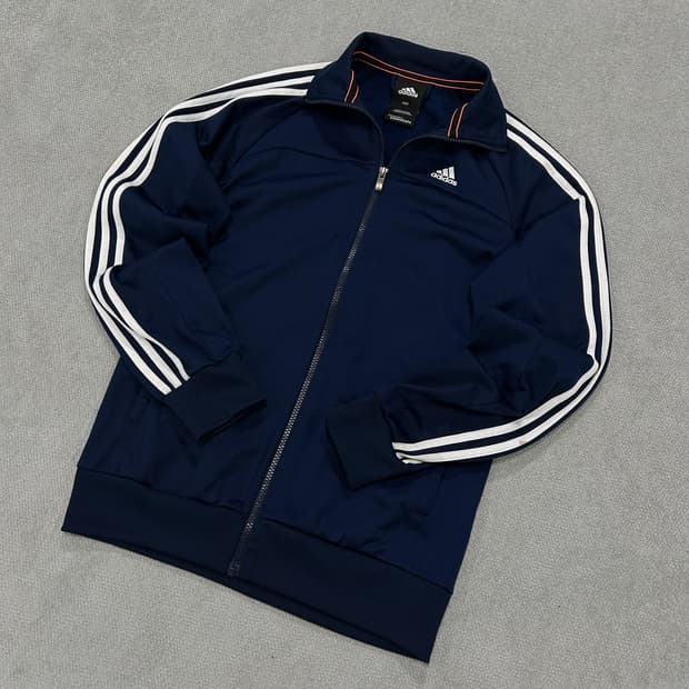 아디다스 삼선 트랙탑 네이비 m