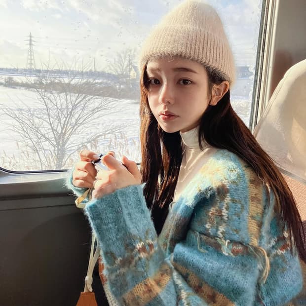 퍼버즈 2way 가디건 