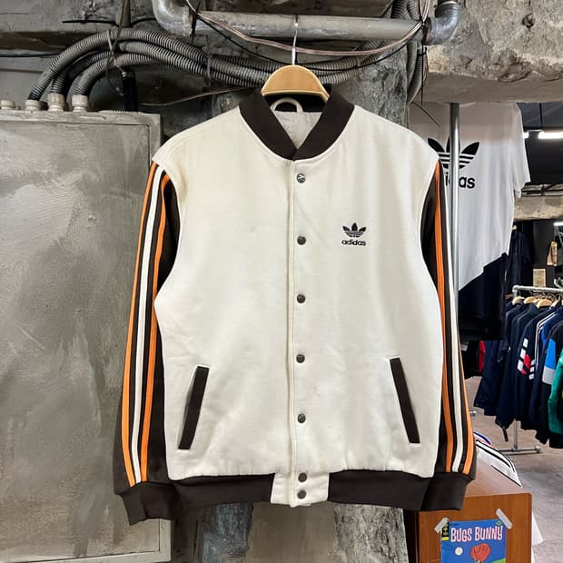 아디다스 오리지널 바시티 자켓 브라운 L #csz2677