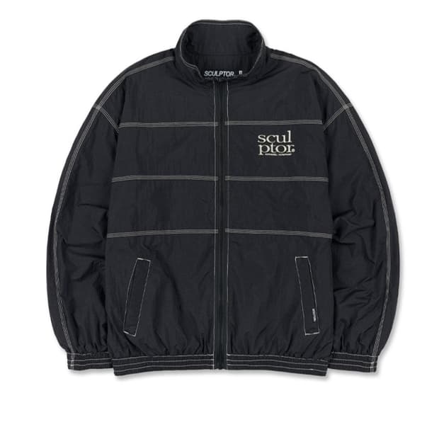 스컬프터 Triple Stitched Windbreaker Black