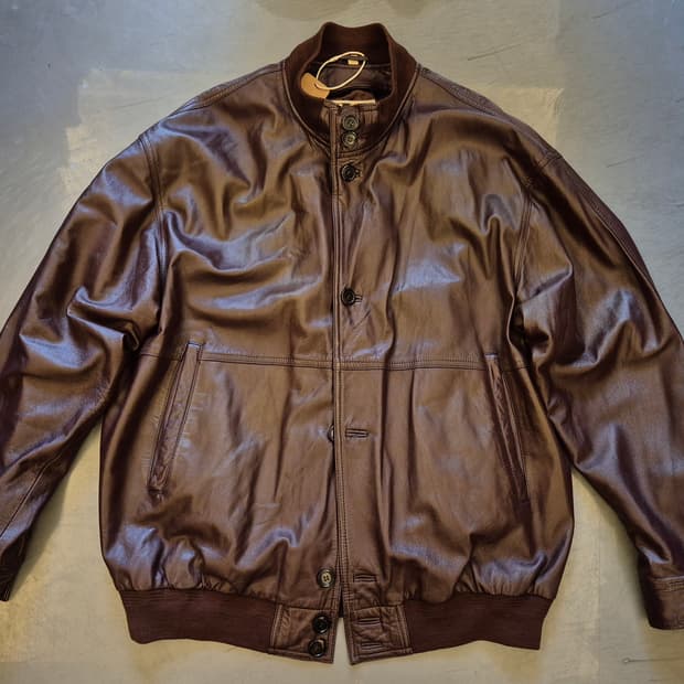 90s MALZIA 양가죽 봄버