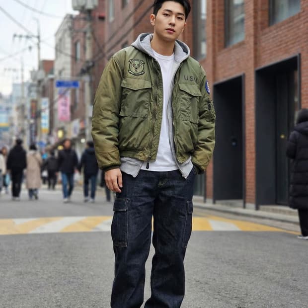 U.S.N. 빈티지 G-8 항공 야상 점퍼_M