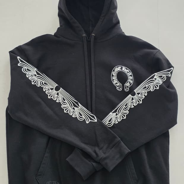 크롬하츠 플로랄 후드 풀오버