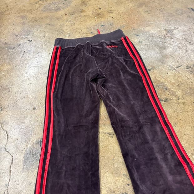 [정품/75] 아디다스 벨벳 초코 레드 트랙팬츠 츄리닝 츄바 