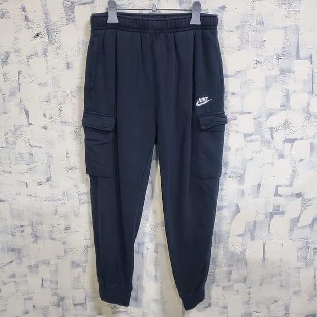 나이키 블랙 카고 조거팬츠 