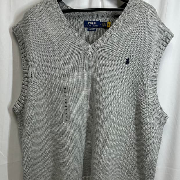 no.129 폴로 랄프로렌 그레이니트조끼 새상품 xxl