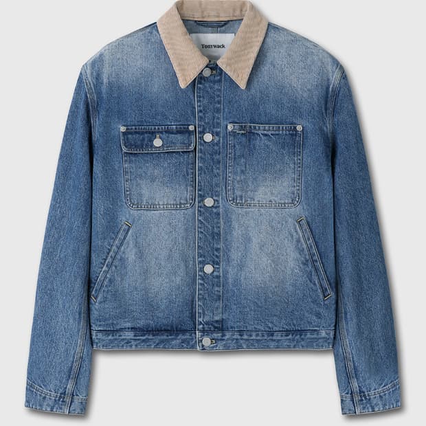 토니웩 카라 코듀로이 데님 자켓 XL