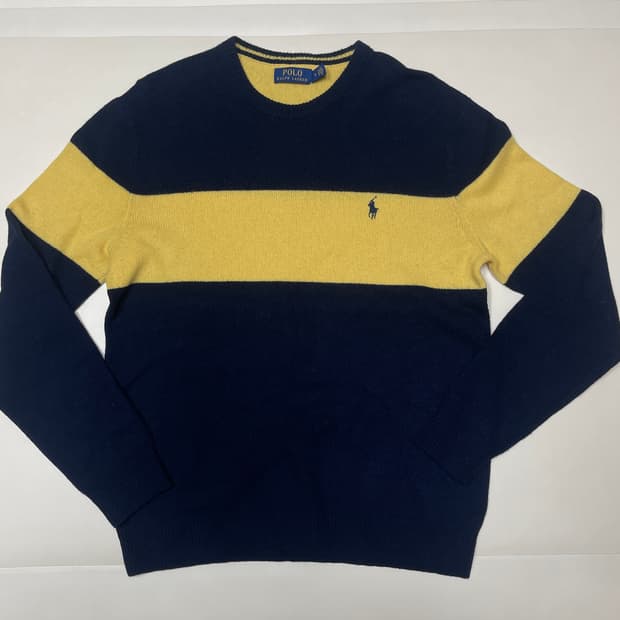 폴로 랄프로렌 울 100% 니트