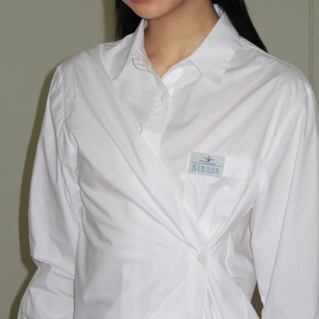 당일배송) 시눈 classic cotton shirt(white)