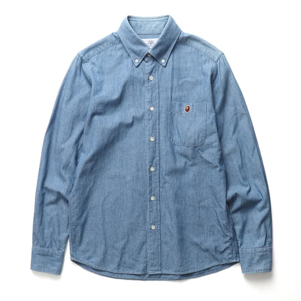 베이프 A BATHING APE Chambray Shirt