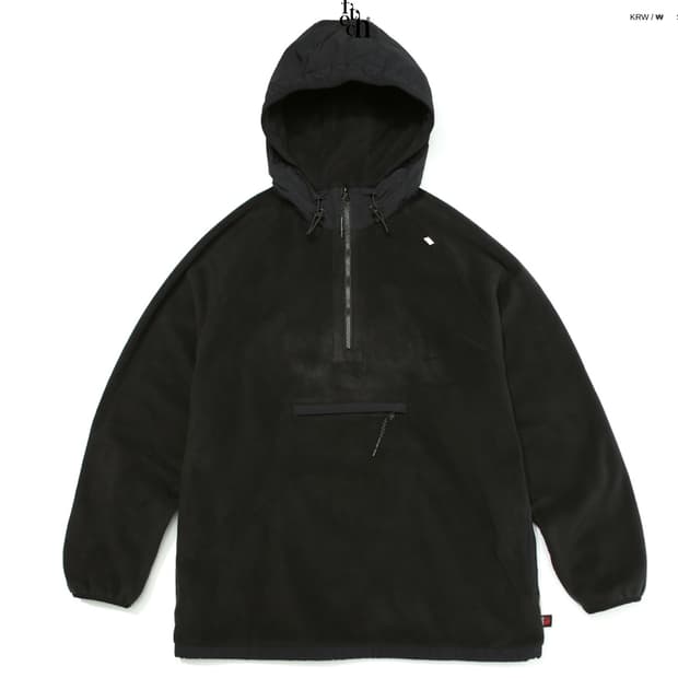 Fetch 패치 폴라텍 아노락 자켓