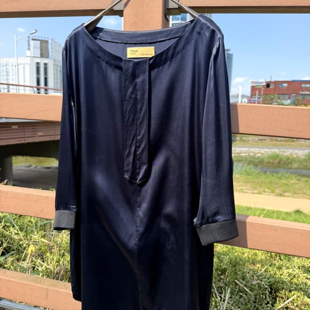 Toga Pulla Navy Dress (Made In Japan)