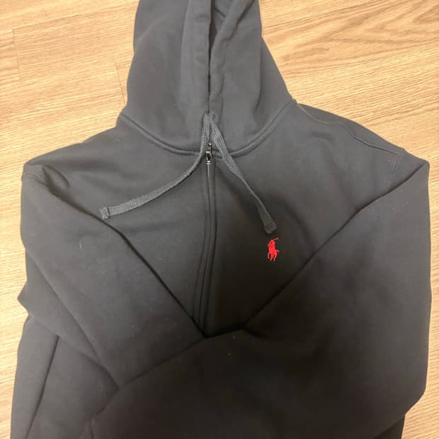 (상태 최상) 폴로랄프로렌 블랙 레드포니 로고 L