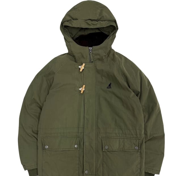 캉골 덕다운 패딩 카키 (L) 