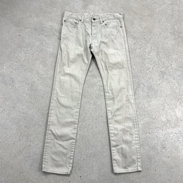 생로랑 13SS D01 라이트베이지 슬림진