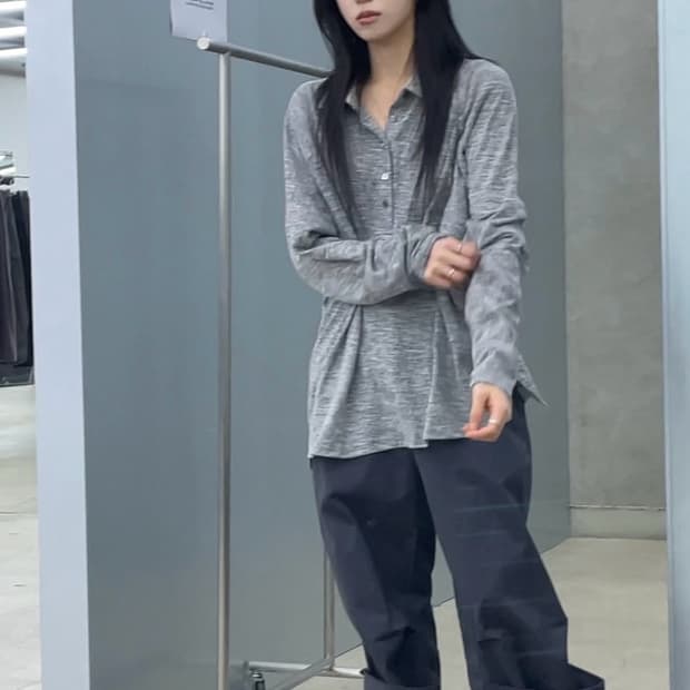 해칭룸 Polo Tee gray (4)