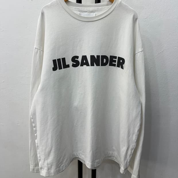 정품) 질샌더 남성 로고 롱슬리브 L