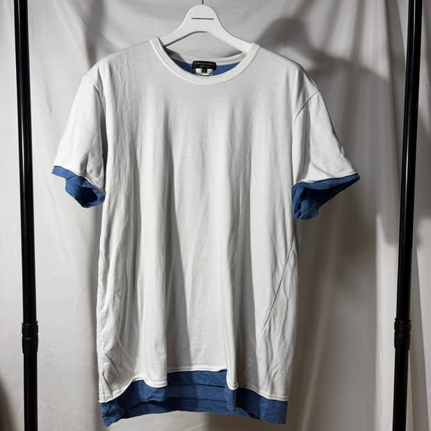 꼼데가르송 옴므 플러스 레이어드 티셔츠