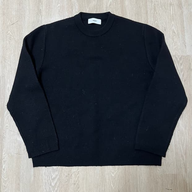 엘무드 미니멀 라운드 니트 44 