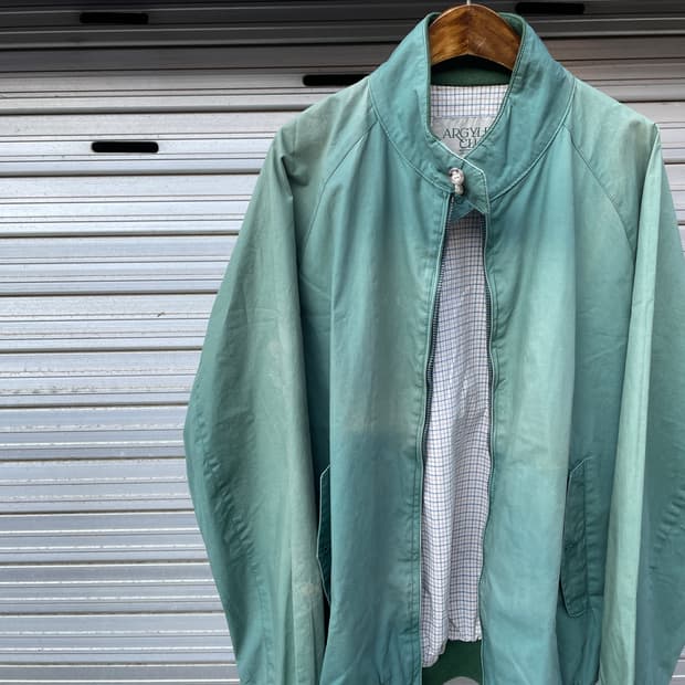 (riri)80s Argyle Club Faded Harrington  