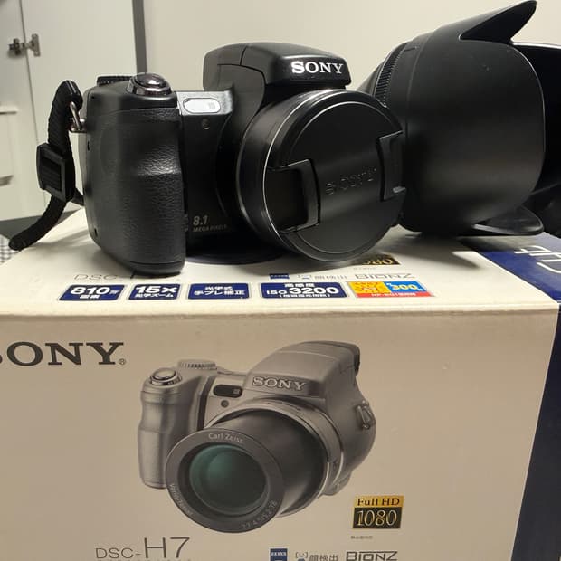 소니 사이버샷 DSC-H7 카메라 빈티지dslr 빈티지 디카