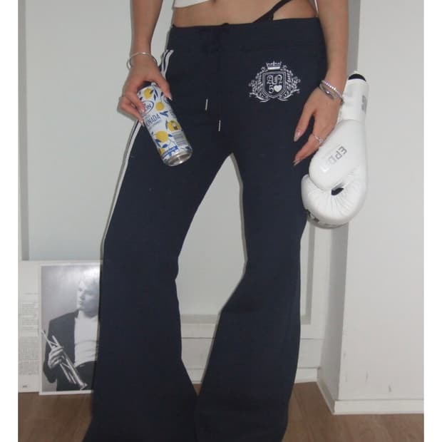 엔젤넘버 555 엔젤릭 스윗 팬츠 네이비