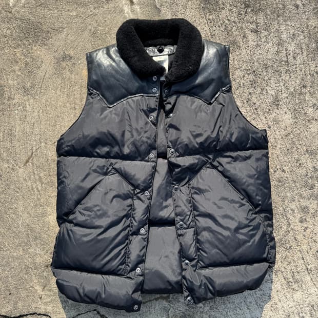 [M] Rocky Mountain 록키마운틴 가죽 디테일 다운 베스트