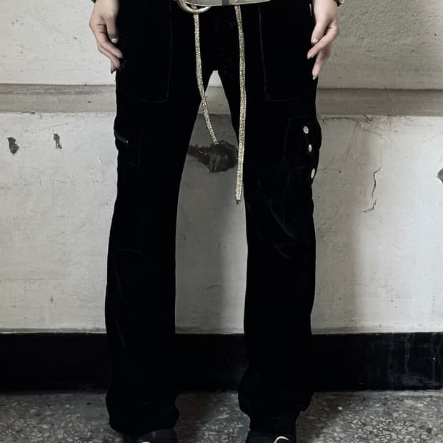 Velvet pants