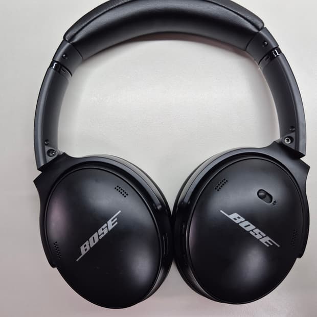 보스 QC45 헤드셋 블랙