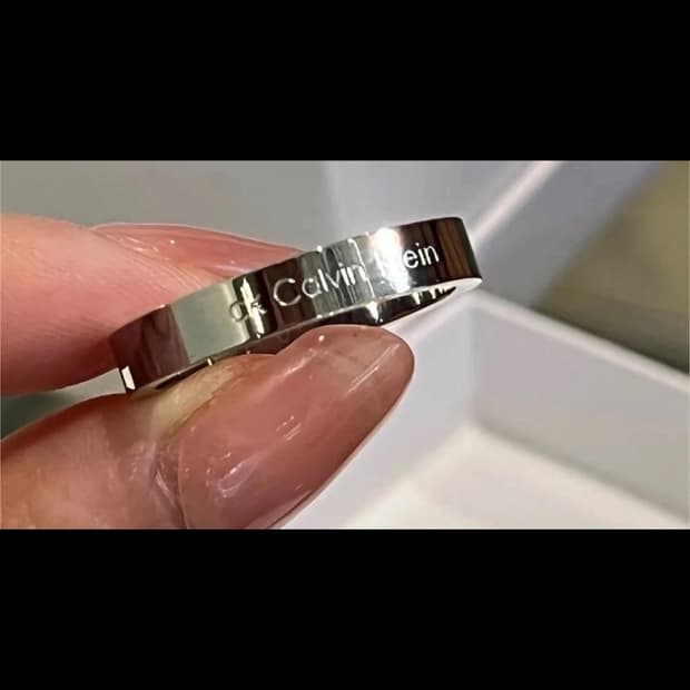 캘빈클라인 반지 새거 