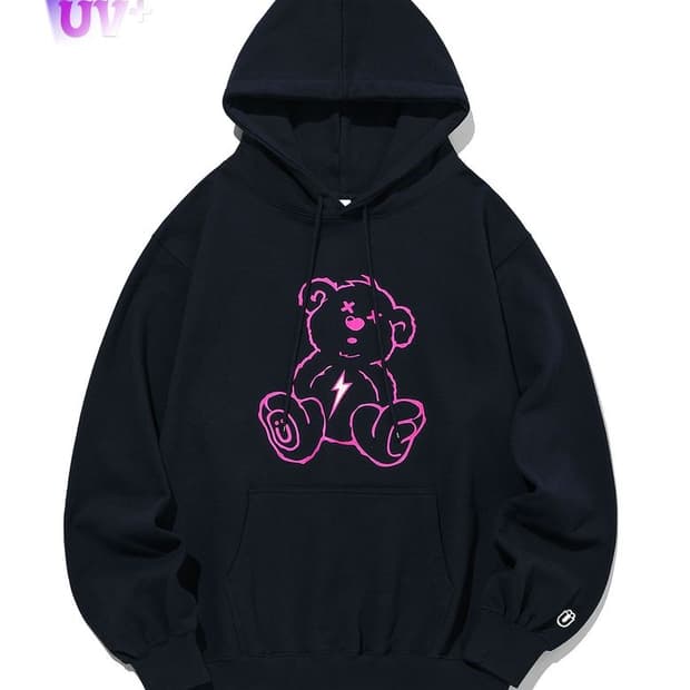 이스트쿤스트 썬더 베어 후드티 L (레드벨벳 슬기 착용)