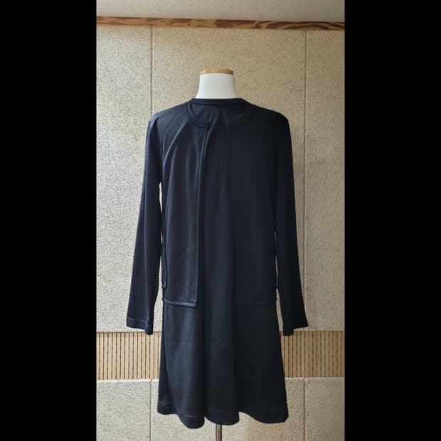 꼼데가르송 옴므플러스 이중 카라 롱슬리브