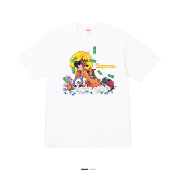 Supreme dog 티셔츠